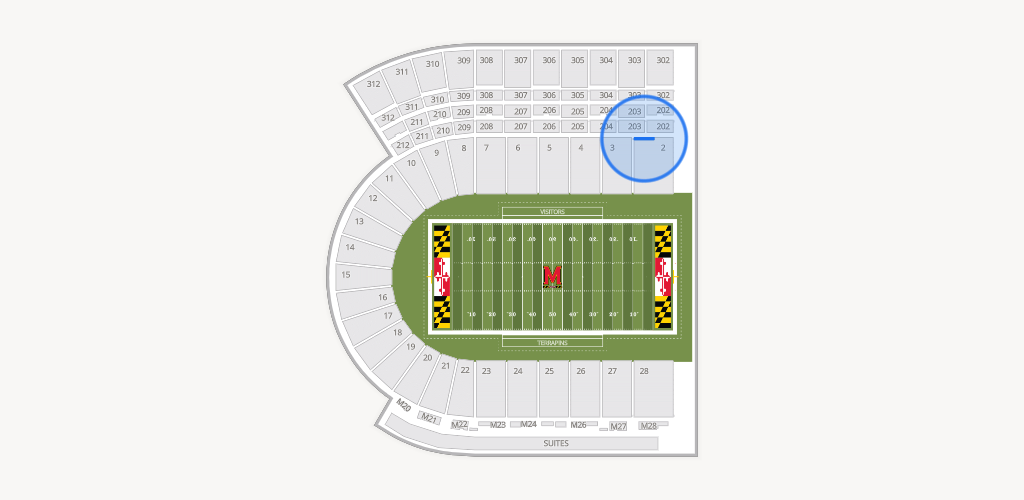 SECU Stadium Seating Chart