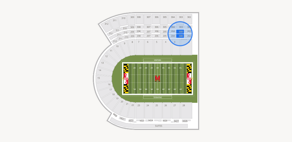 SECU Stadium Seating Chart