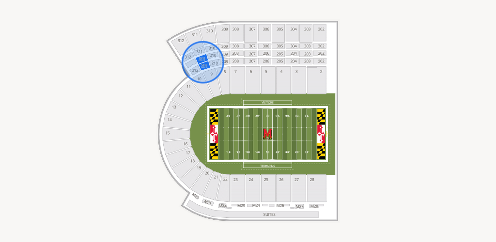 SECU Stadium Seating Chart
