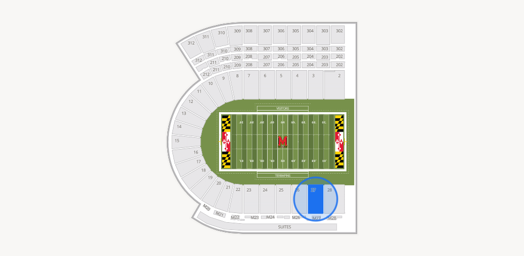 SECU Stadium Seating Chart