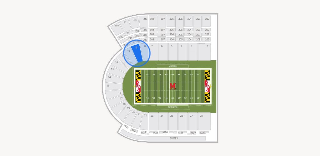 SECU Stadium Seating Chart