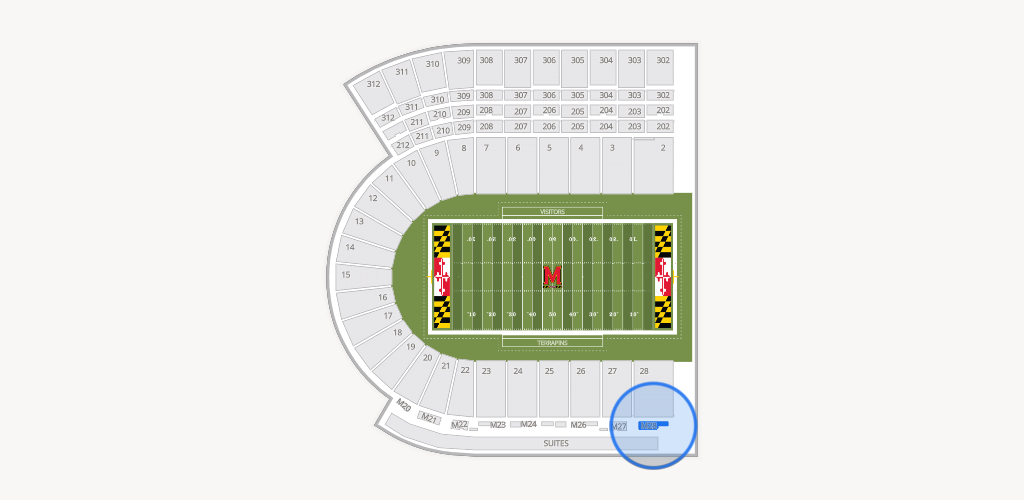 SECU Stadium Seating Chart