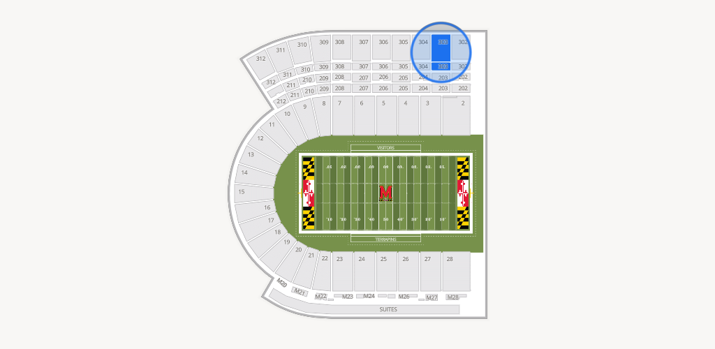 SECU Stadium Seating Chart