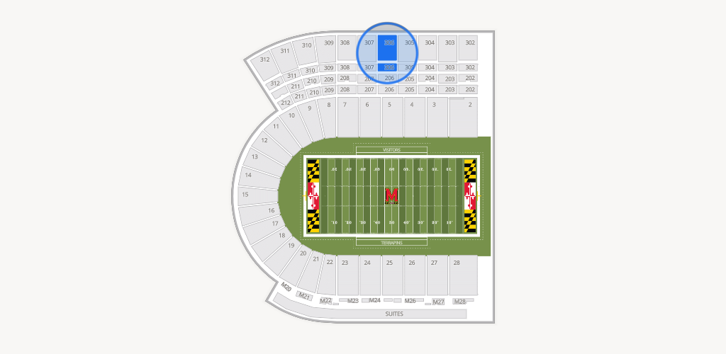 SECU Stadium Seating Chart