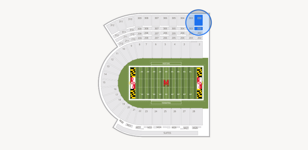 SECU Stadium Seating Chart