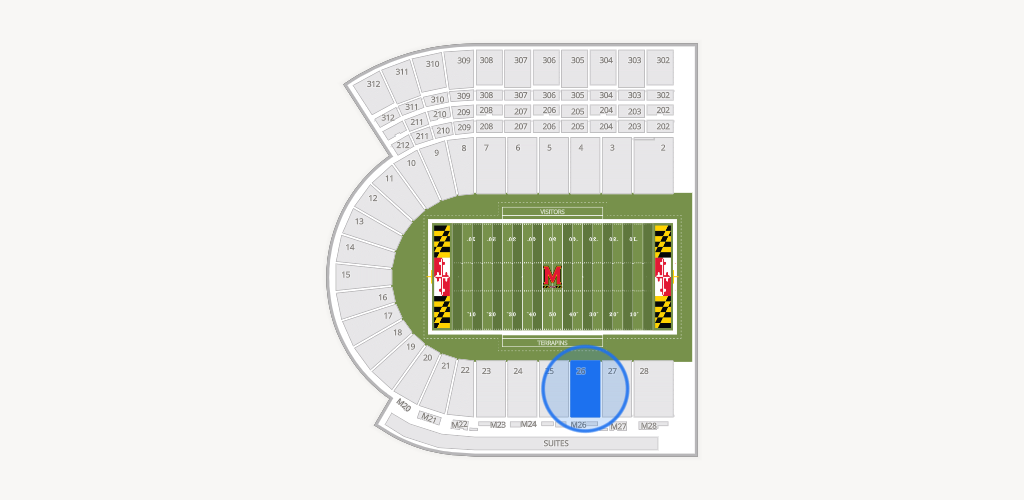 SECU Stadium Seating Chart