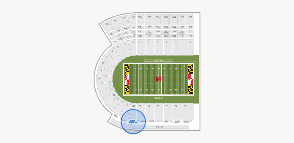 SECU Stadium Seating Chart