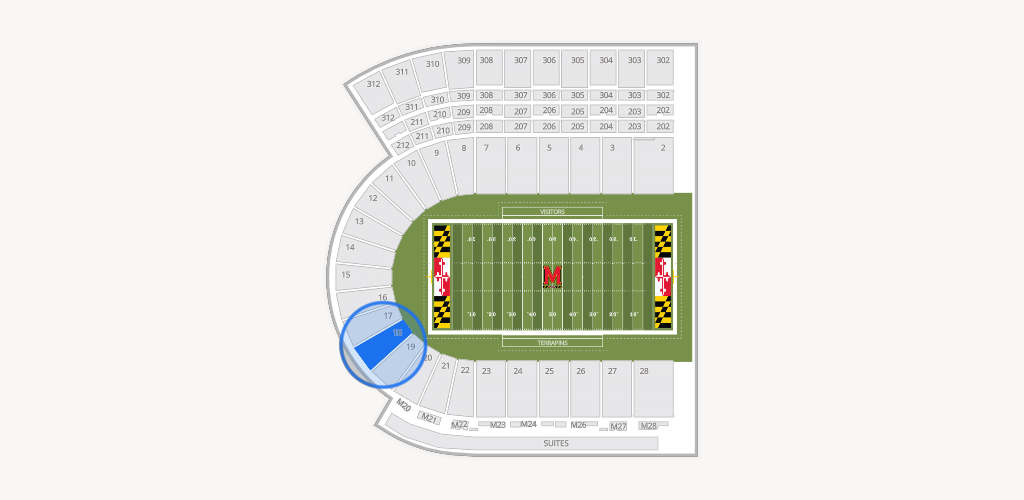 SECU Stadium Seating Chart