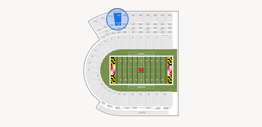 SECU Stadium Seating Chart
