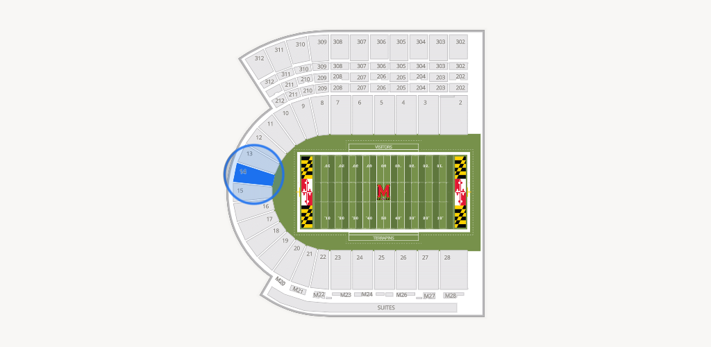 SECU Stadium Seating Chart