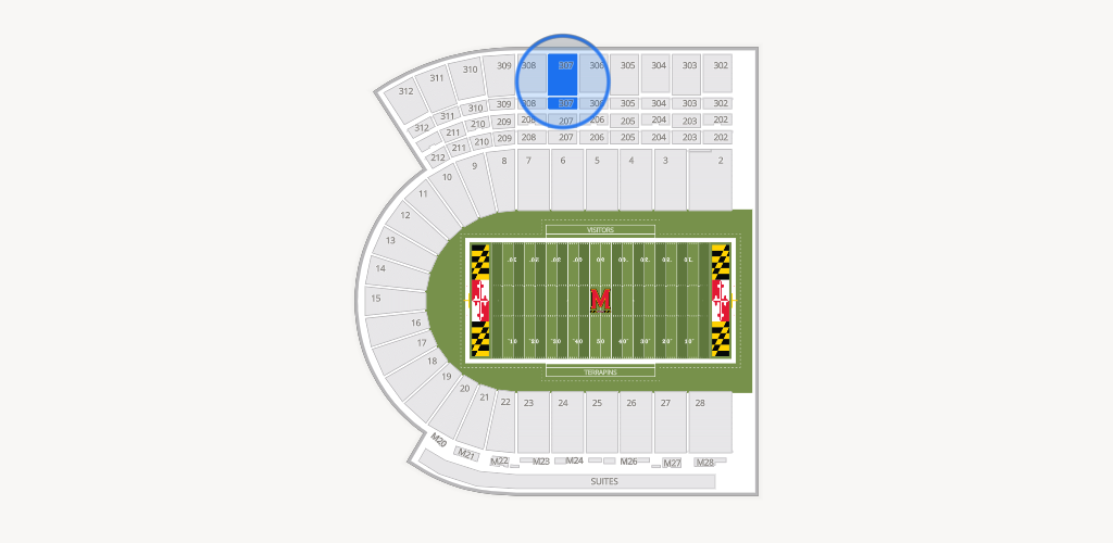 SECU Stadium Seating Chart
