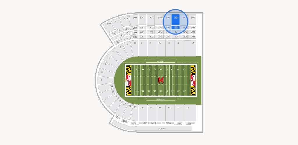 SECU Stadium Seating Chart