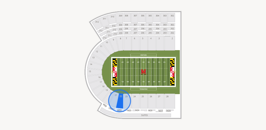 SECU Stadium Seating Chart