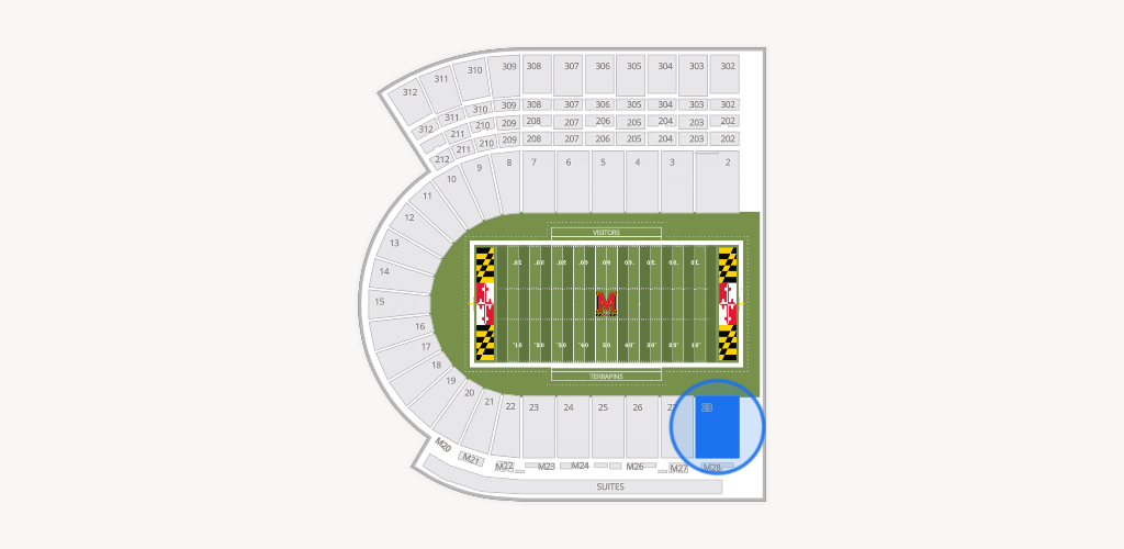 SECU Stadium Seating Chart