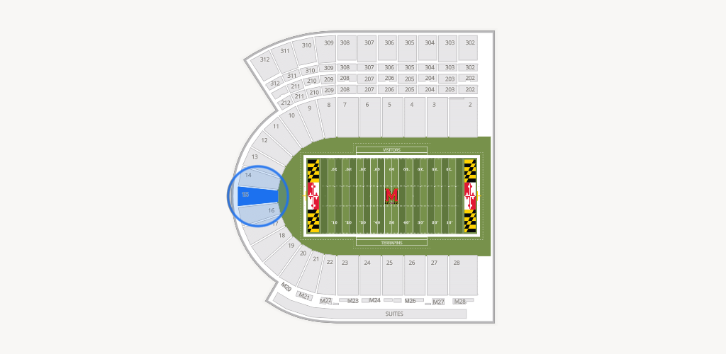 SECU Stadium Seating Chart