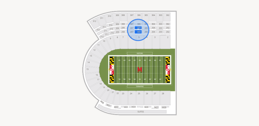 SECU Stadium Seating Chart