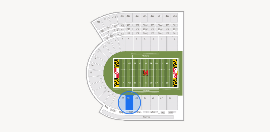 SECU Stadium Seating Chart