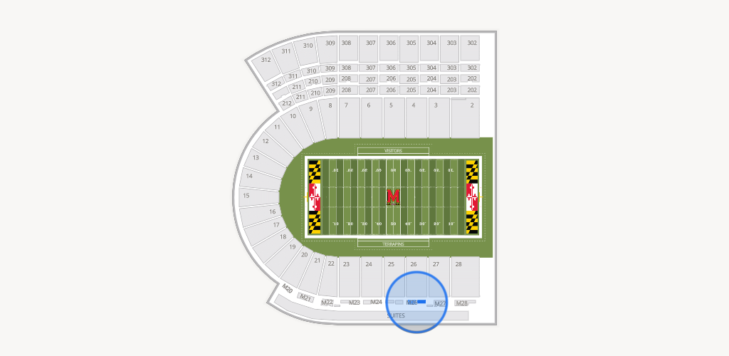 SECU Stadium Seating Chart
