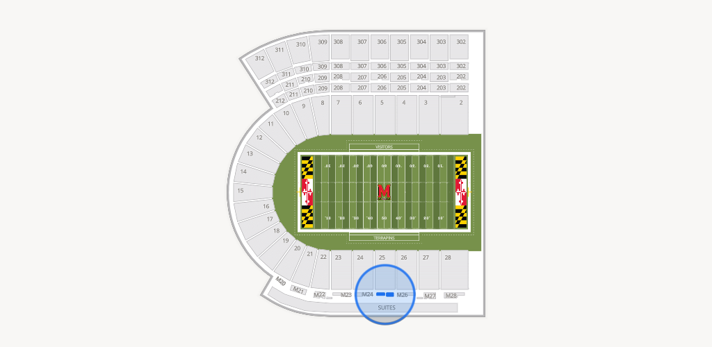 SECU Stadium Seating Chart