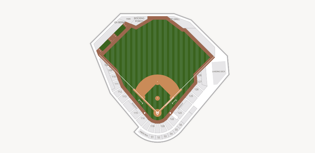 Segra Stadium Seating Chart