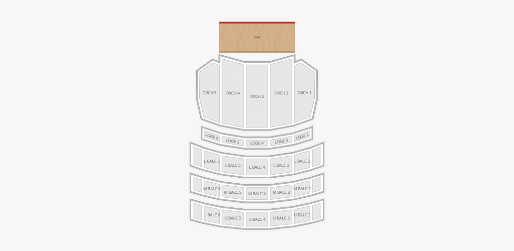 Shea's Performing Arts Center Seating Chart