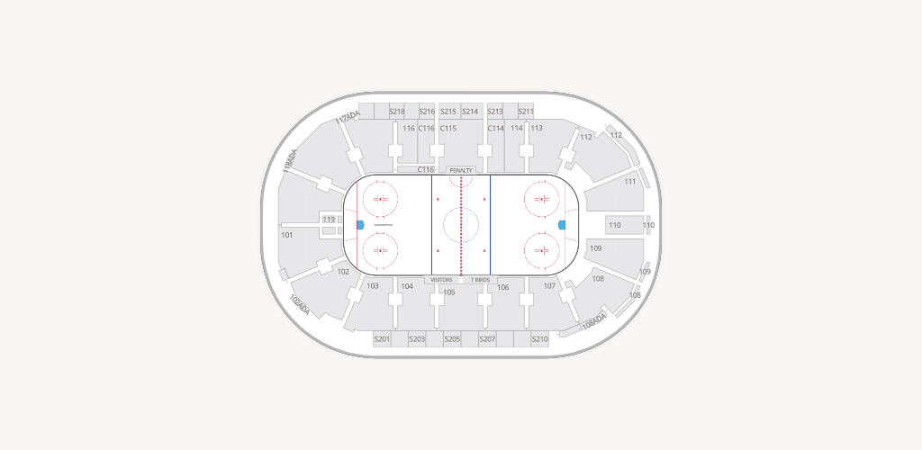 ShoWare Center Seating Chart