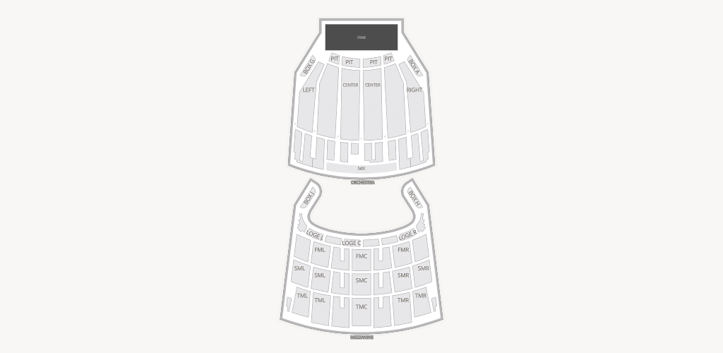 Shrine Auditorium - Los Angeles Seating Chart