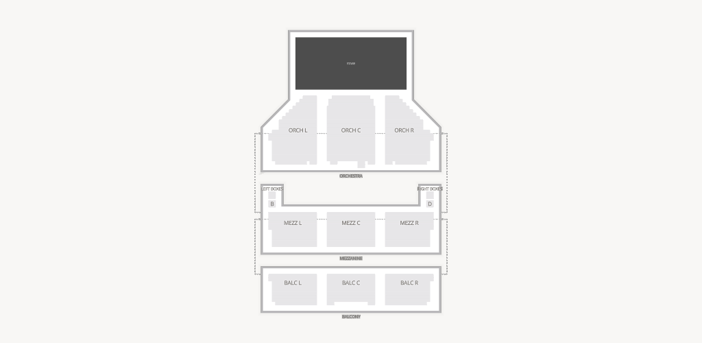 Shubert Theatre - NY Seating Chart
