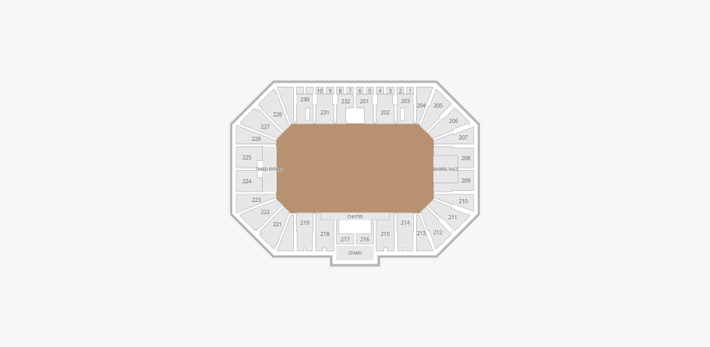 Silver Spurs Arena at Osceola Heritage Park Seating Chart