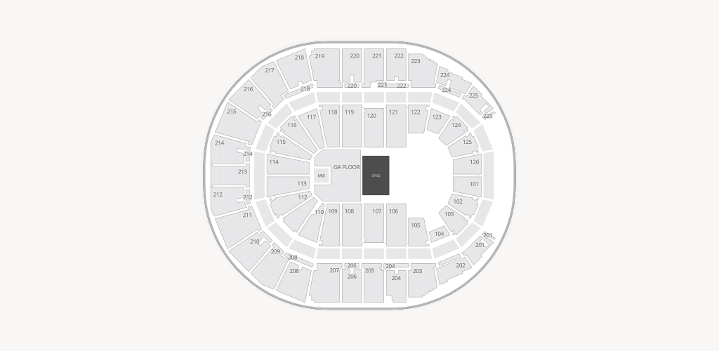 Simmons Bank Arena Seating Chart