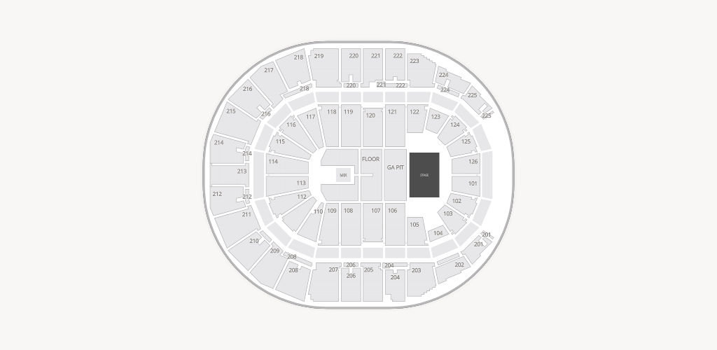 Simmons Bank Arena Seating Chart