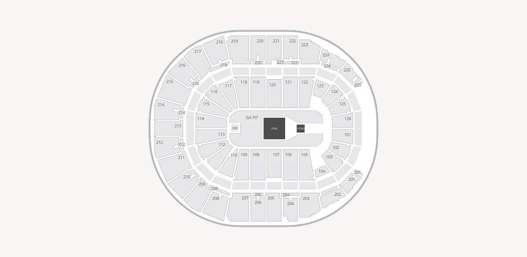 Simmons Bank Arena Seating Chart