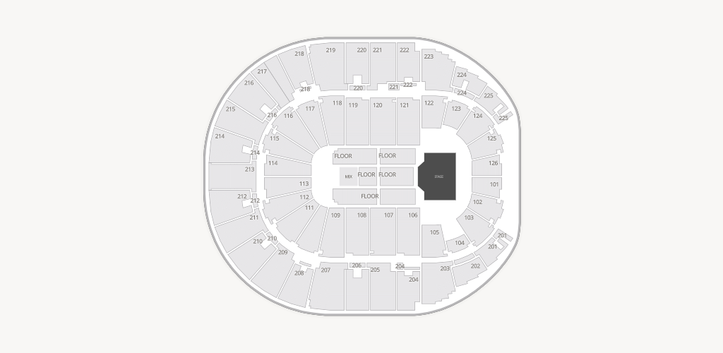 Simmons Bank Arena Seating Chart