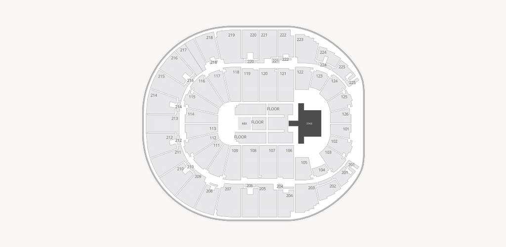 Simmons Bank Arena Seating Chart