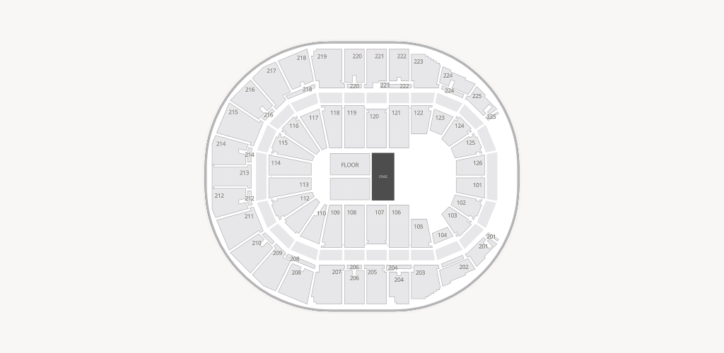 Simmons Bank Arena Seating Chart