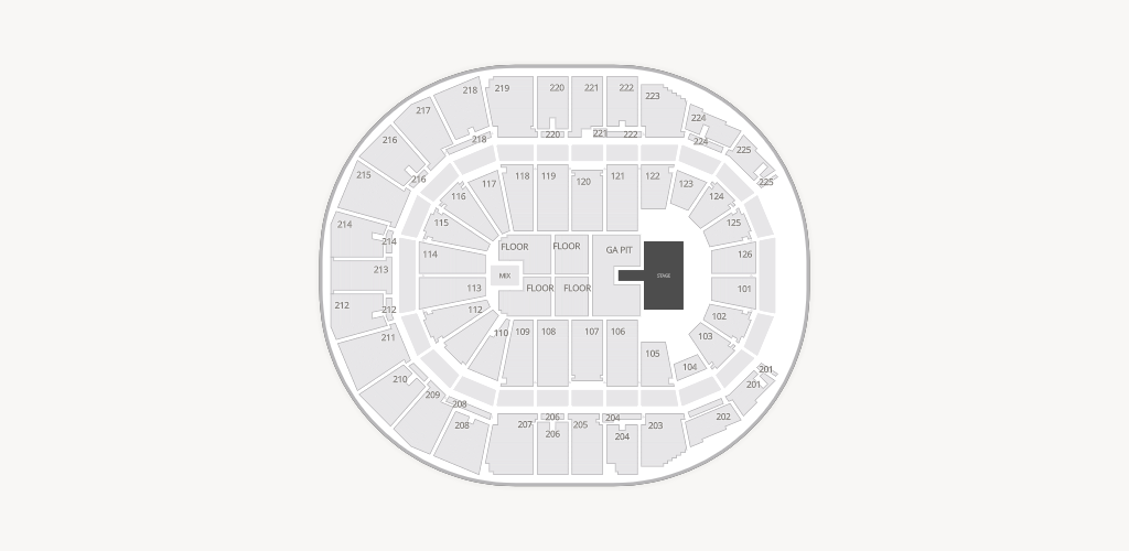 Simmons Bank Arena Seating Chart