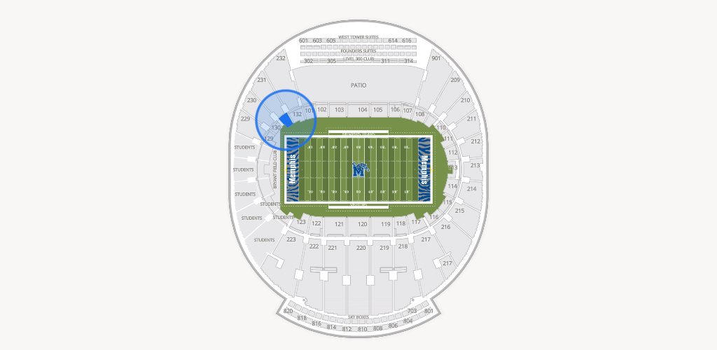 Simmons Bank Liberty Stadium Seating Chart