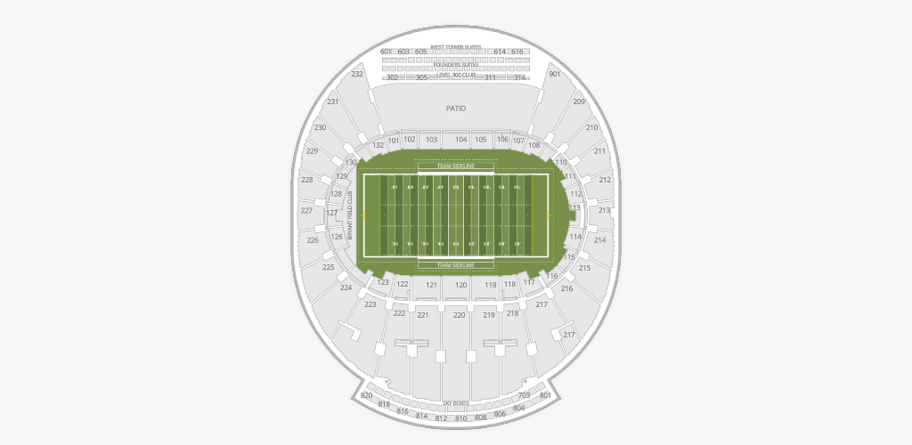 Simmons Bank Liberty Stadium Seating Chart