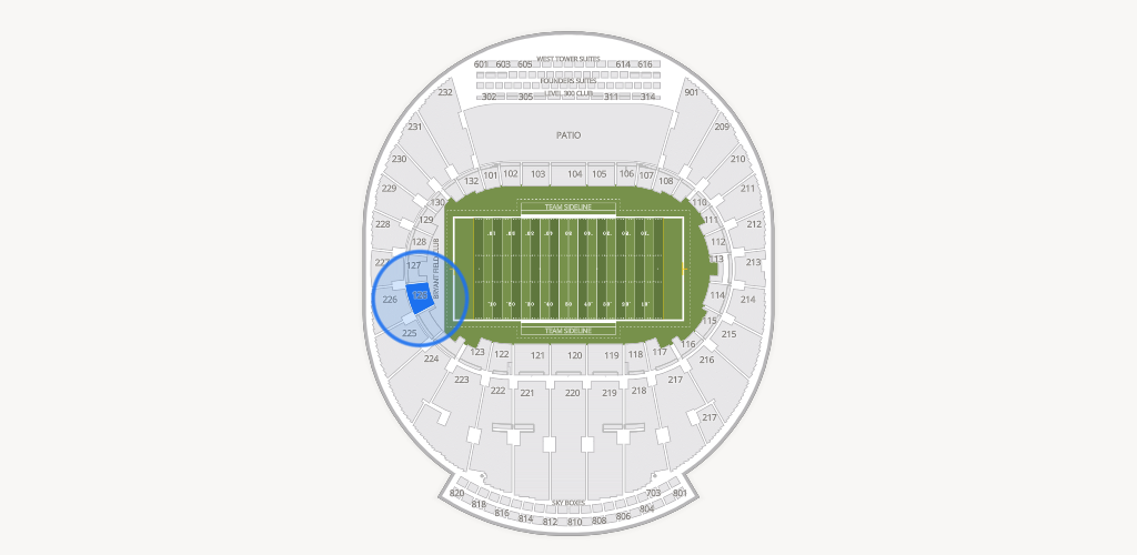 Simmons Bank Liberty Stadium Seating Chart