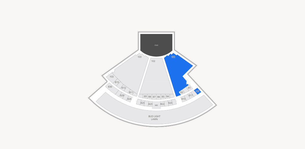 Skyla Credit Union Amphitheatre Seating Chart