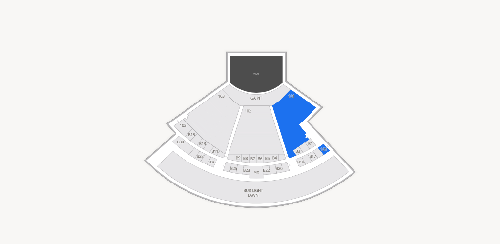 Skyla Credit Union Amphitheatre Seating Chart