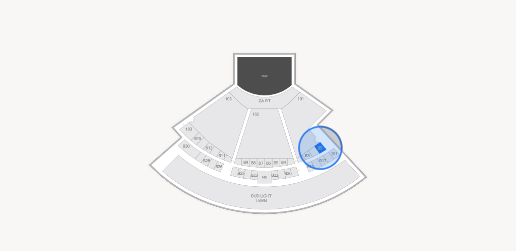 Skyla Credit Union Amphitheatre Seating Chart