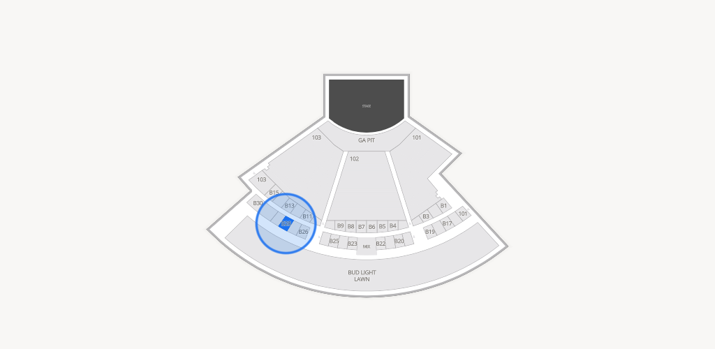Skyla Credit Union Amphitheatre Seating Chart