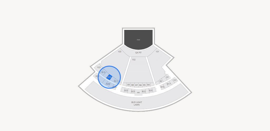 Skyla Credit Union Amphitheatre Seating Chart