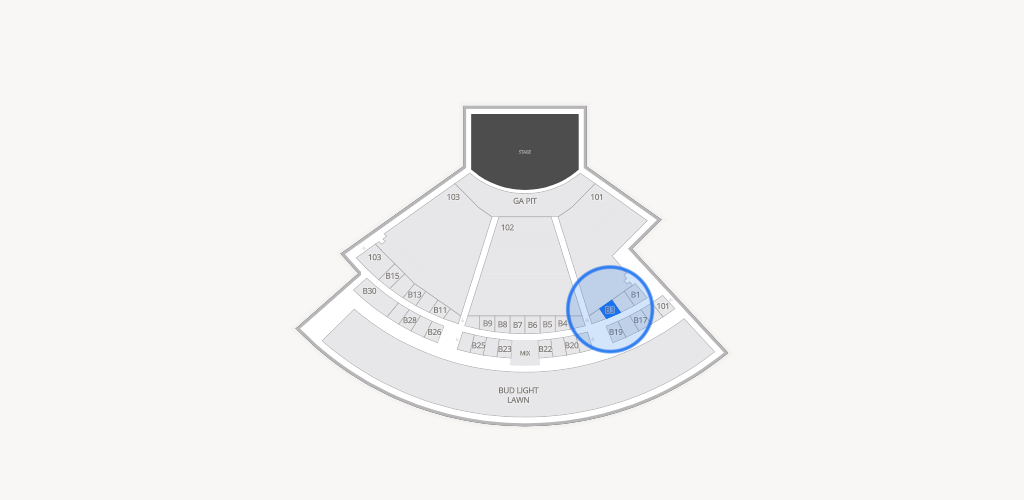 Skyla Credit Union Amphitheatre Seating Chart