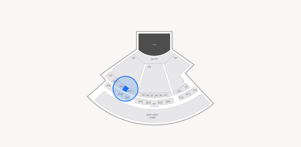 Skyla Credit Union Amphitheatre Seating Chart