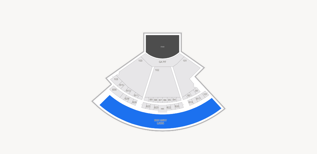 Skyla Credit Union Amphitheatre Seating Chart