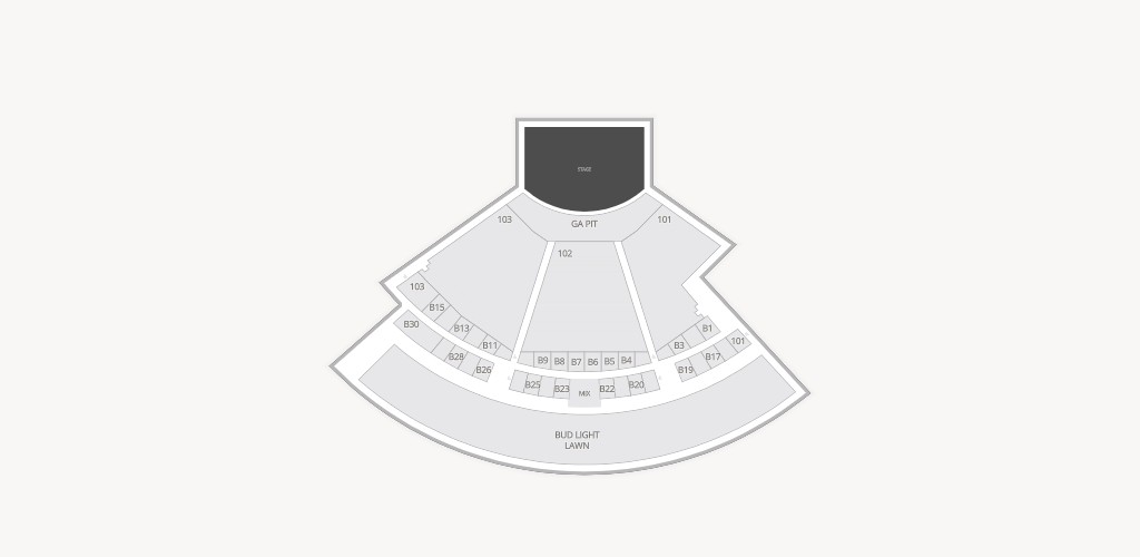 Skyla Credit Union Amphitheatre Seating Chart