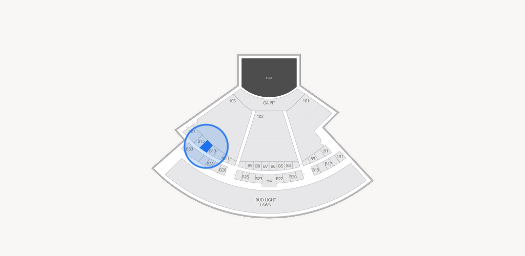 Skyla Credit Union Amphitheatre Seating Chart