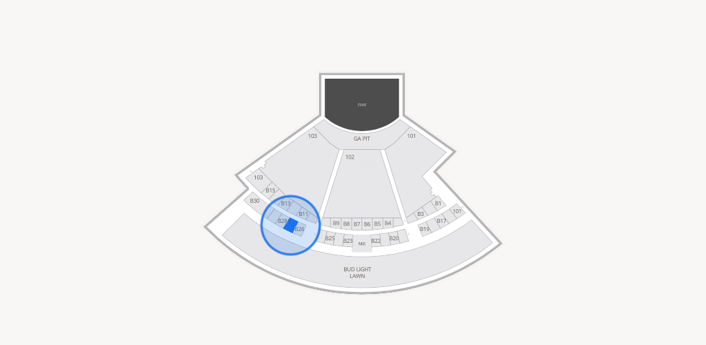 Skyla Credit Union Amphitheatre Seating Chart